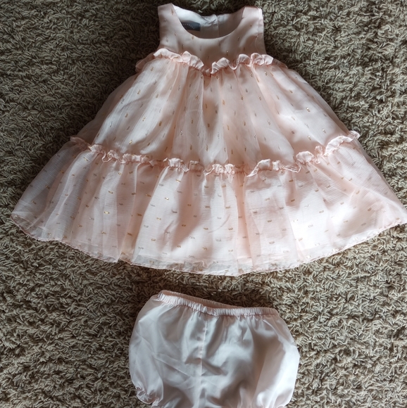 Two pieces Baby Girl dress, size 6-9 months - Picture 3 of 5
